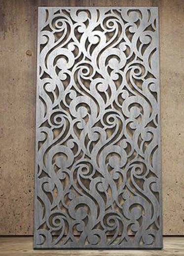 Grille Design Wall Separator Free DXF File