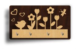 Hanging Hook Of Furniture For Laser Cut Cnc Free Vector File