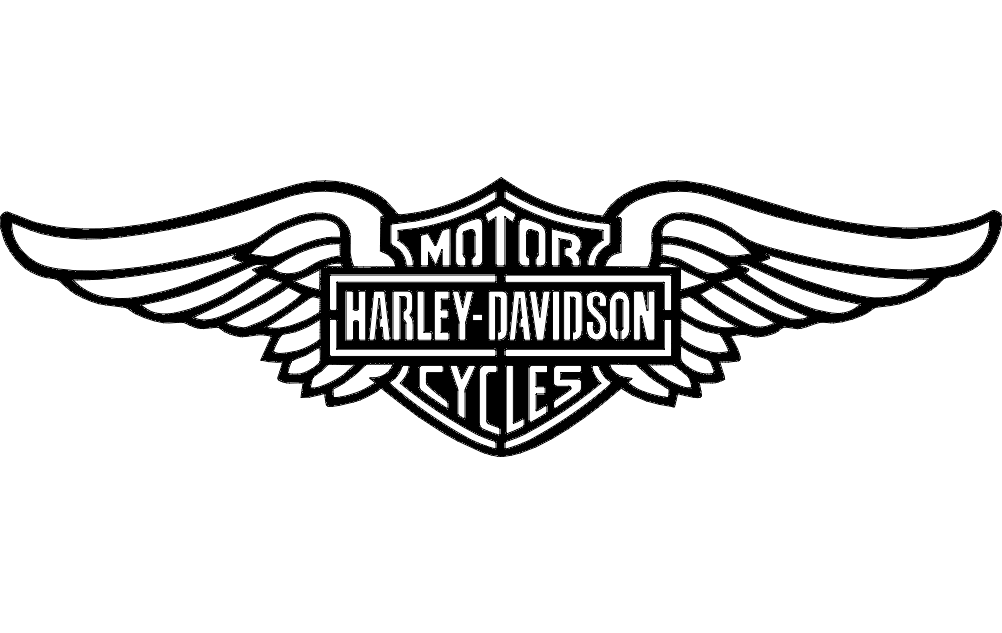 Harley Wings Free DXF File