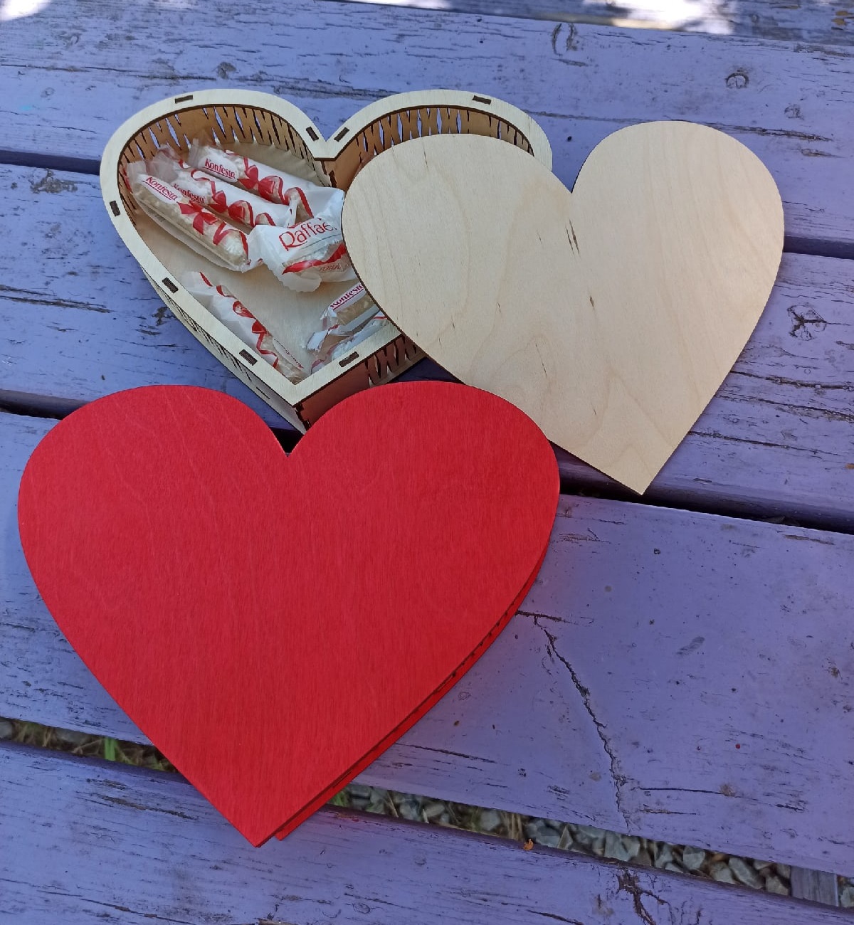 Heart Shaped Love Box Chocolate Box For Laser Cut Free Vector File