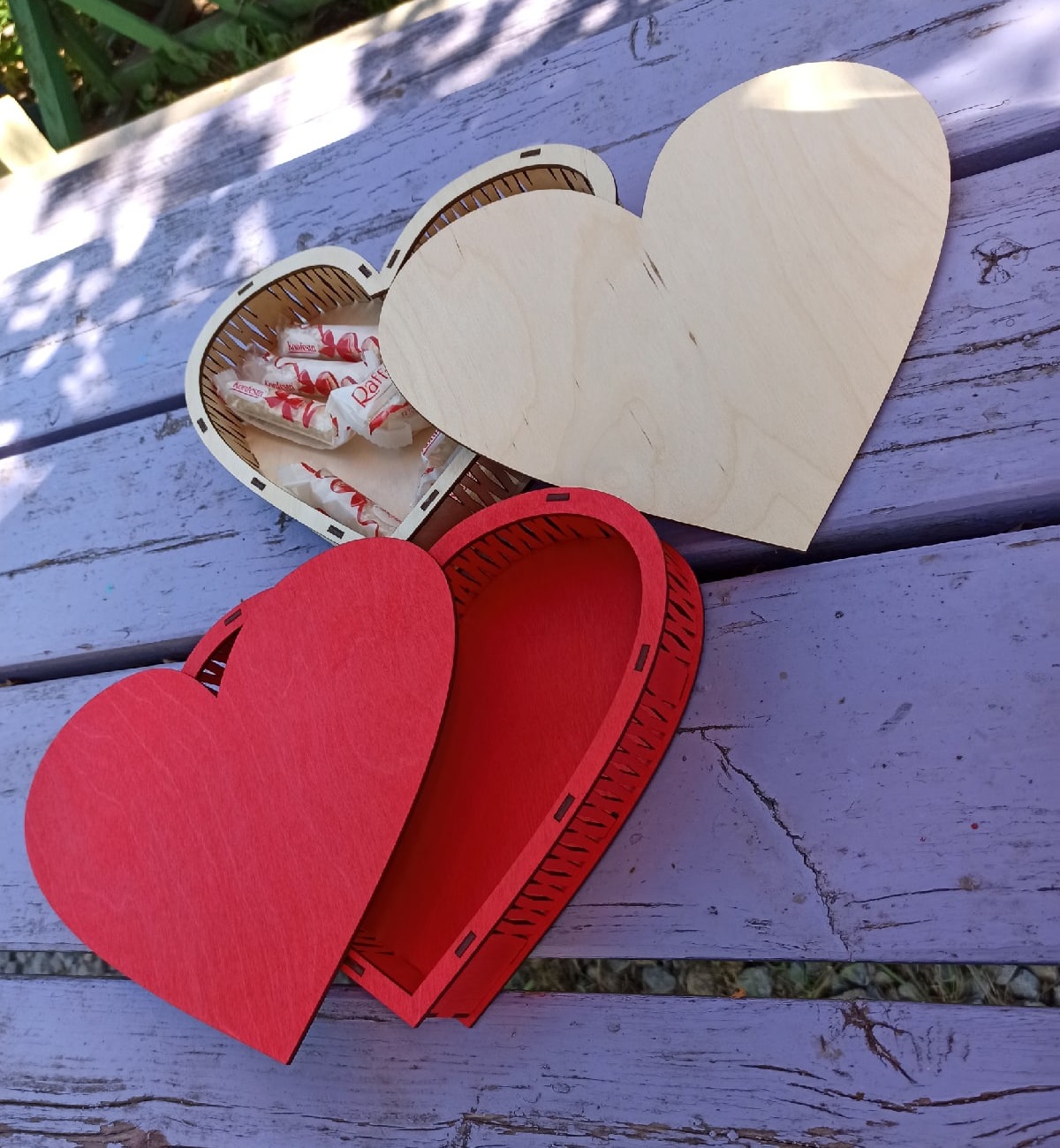 Heart Shaped Love Box Chocolate Box For Laser Cut Free Vector File