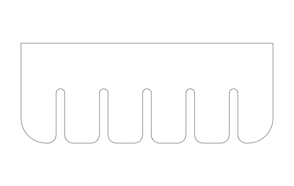 Holder Slots Export Free DXF File