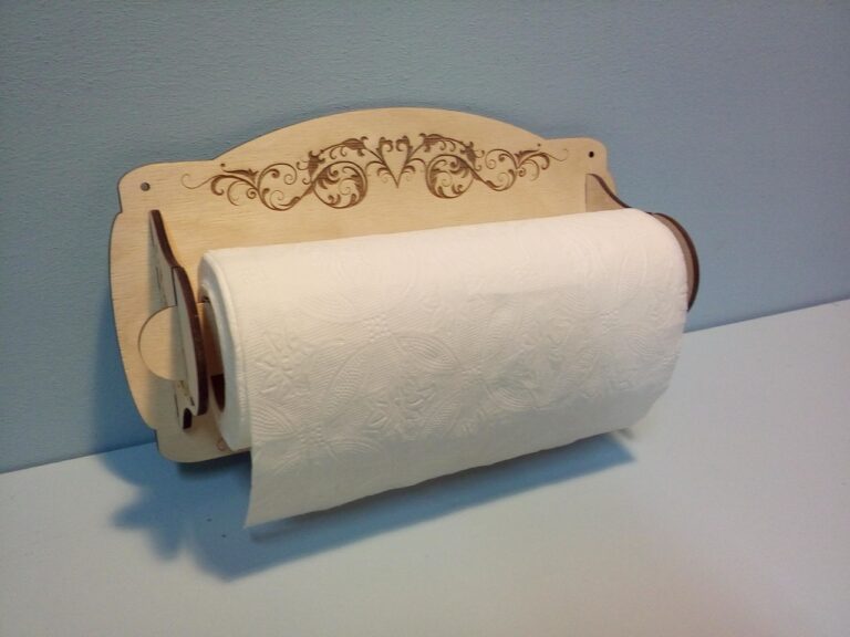 Holders Of Paper Towels For Laser Cut Free Vector File