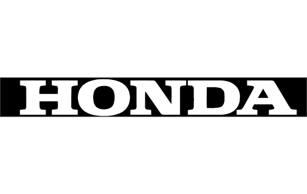 Honda Logo Art Free DXF File