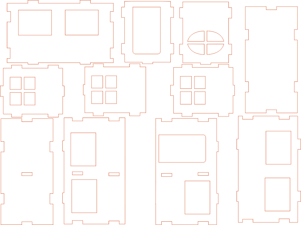 House Free DXF File