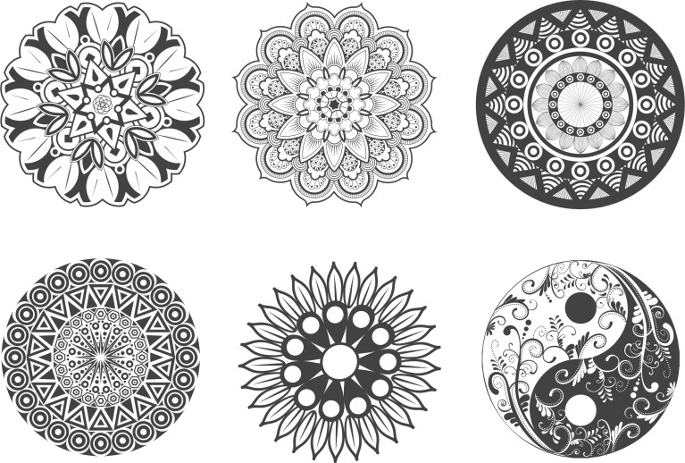 Indian Mandala Design For Laser Cutting Free Vector File