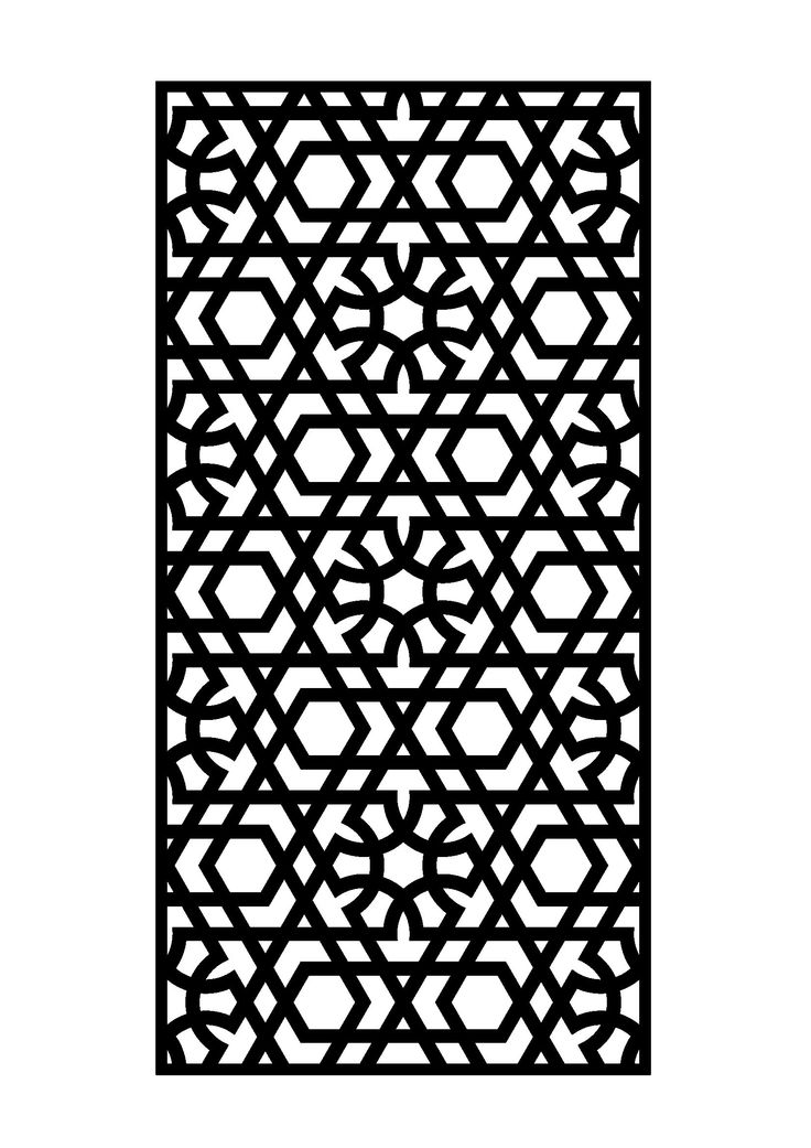 Islamic Art Free DXF File
