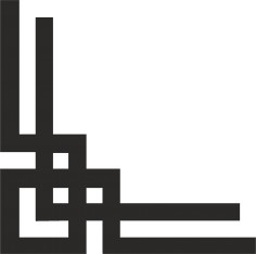 Islamic Corner Art Free DXF File