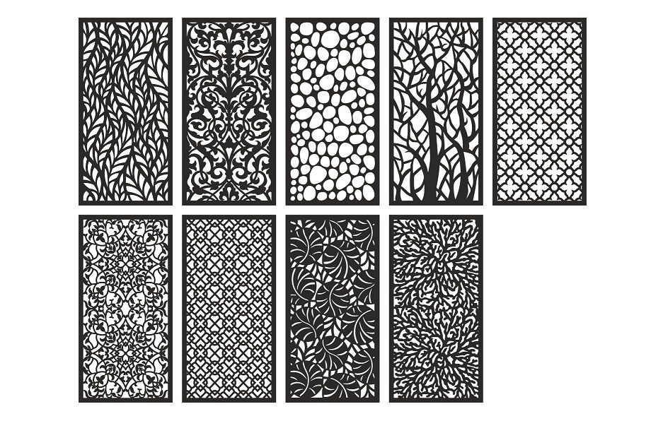 Jali Design Patterns Free Vector File