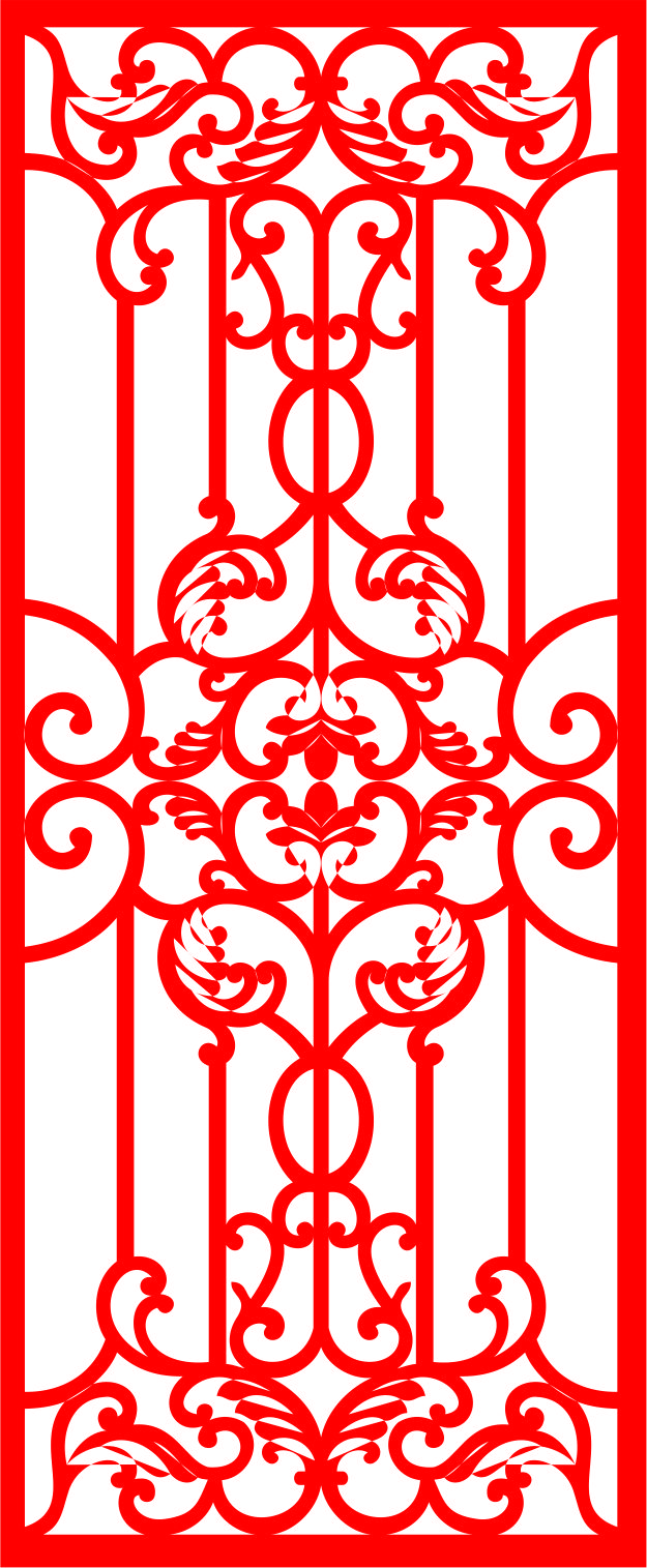 Jali Inspired Pattern Screen Free Vector File