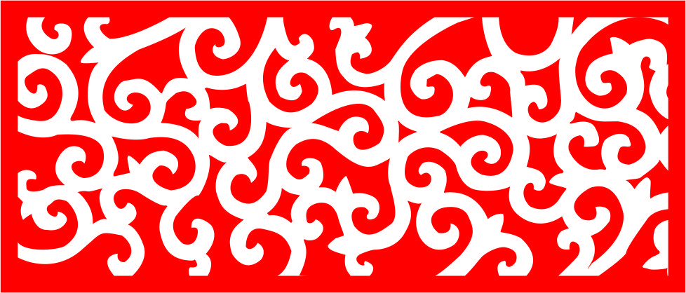 Jali Pattern Screen Panel Free Vector File