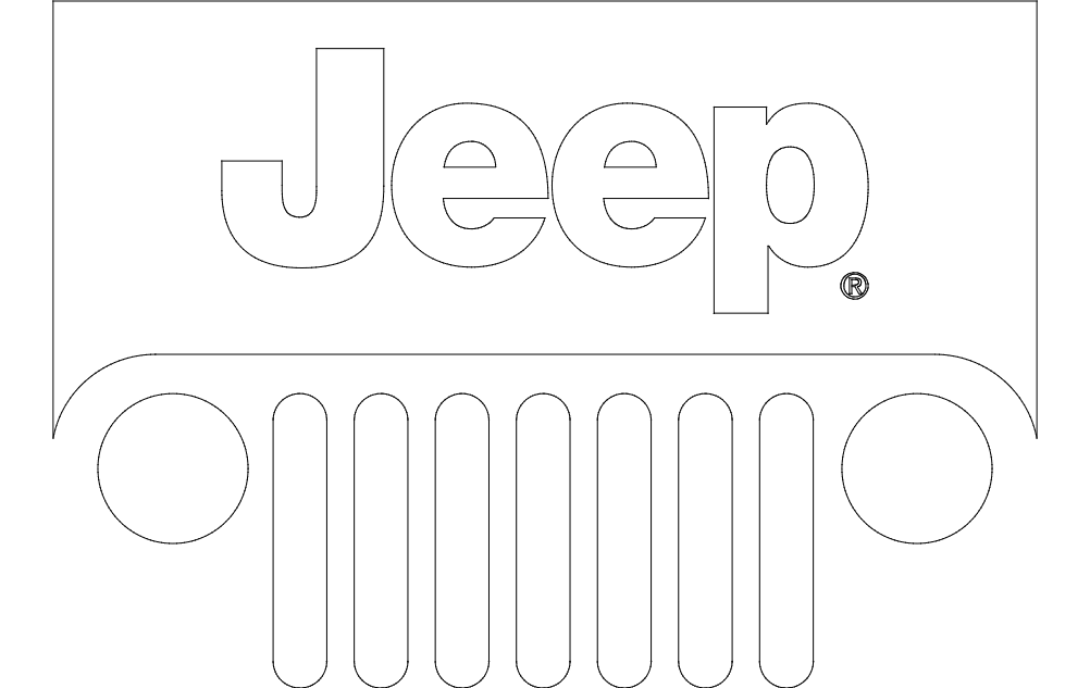 Jeep Logo Free DXF File