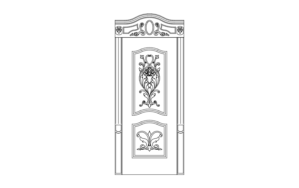 Kapi Art Panel Free DXF File