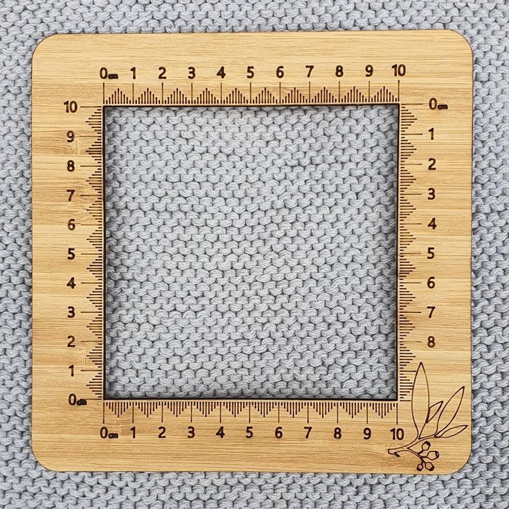 Knitting Tension Square Gauge Laser Cut Free Vector File