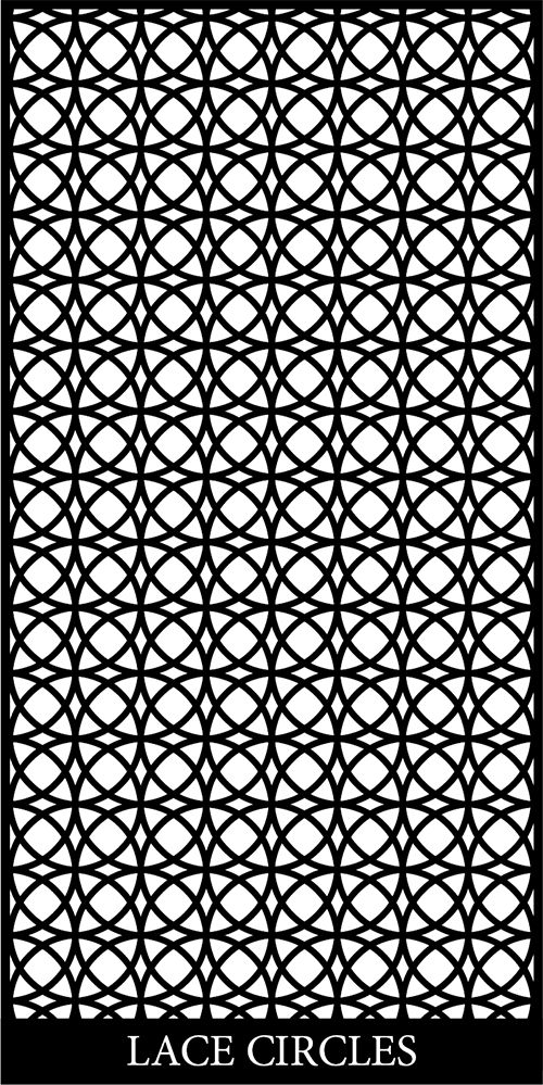 Lace Circles Free DXF File