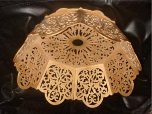 Lamp Shade Scroll Saw Cnc Plans For Laser Cutting Free Vector File