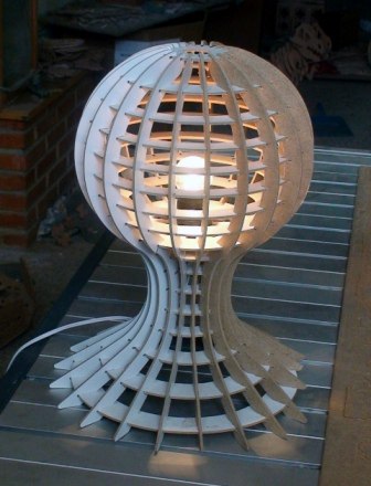 Lamp With Globe Detail Free DXF File