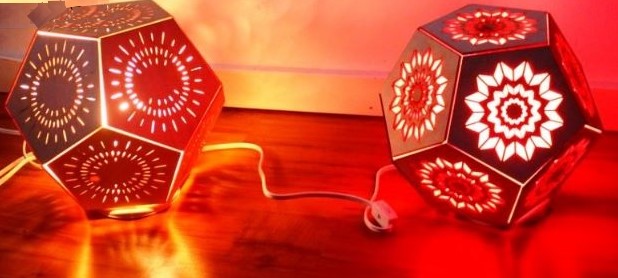 Laser Cut 3d Acrylic Lamp Free Vector File