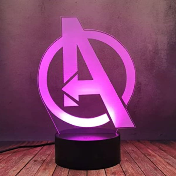 Laser Cut 3d Illusion Acrylic Led Lamp Free Vector File