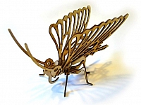 Laser Cut 3d Puzzle Butterfly Template Free Vector File