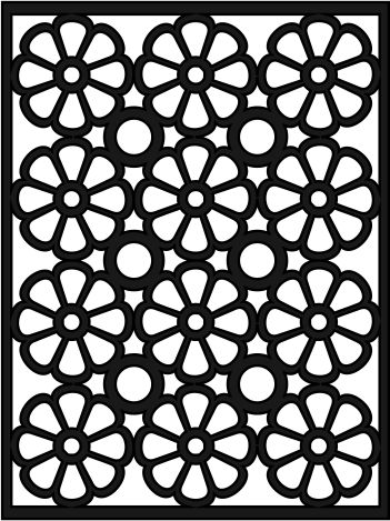 Laser Cut Abstract Background Geometric Pattern Free Vector File