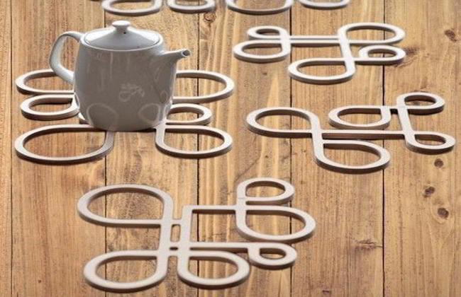 Laser Cut Abstract Coasters Free Vector File