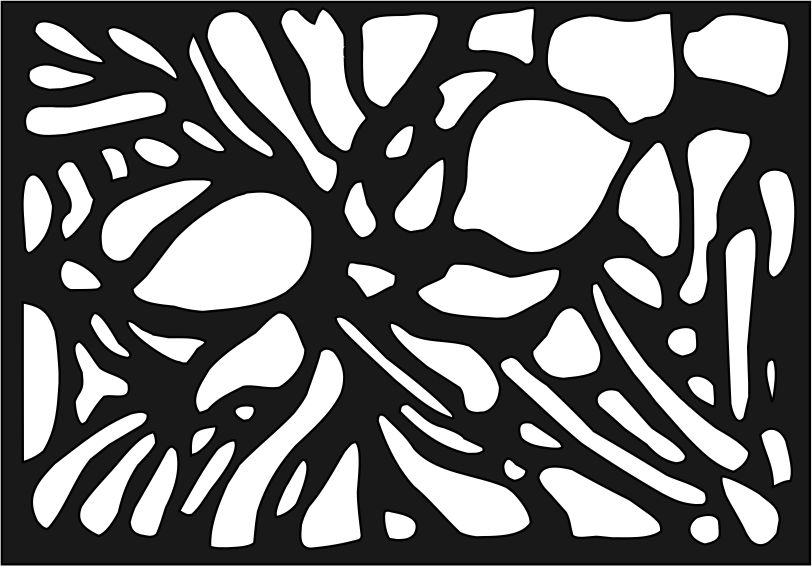 Laser Cut Abstract Geometric Screen Design Template Free Vector File
