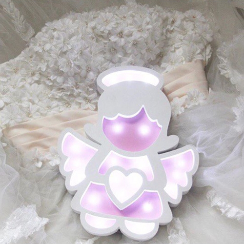 Laser Cut Angel Kids Room Night Light Lamp 5mm Free Vector File