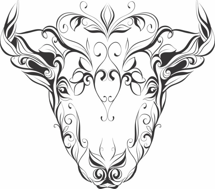 Laser Cut Animal Goat Free DXF File