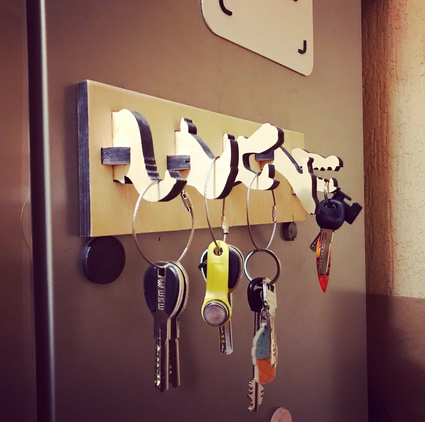 Laser Cut Animal Wall Hooks Free Vector File