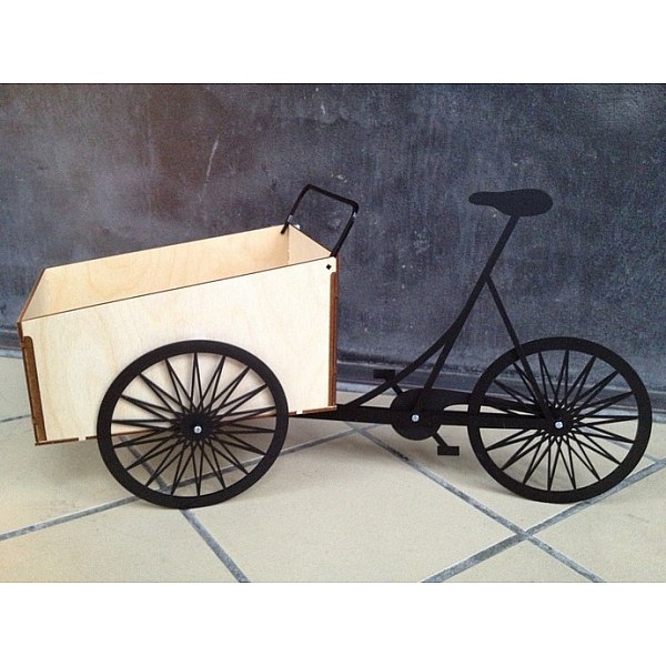 Laser Cut Bicycle Box Free DXF File