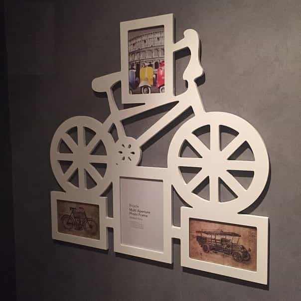 Laser Cut Bicycle Photo Frame Family Picture Frame Free Vector File