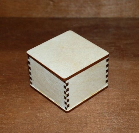 Laser Cut Blank Jewelry Box Blank Unfinished Wooden Box Free Vector File