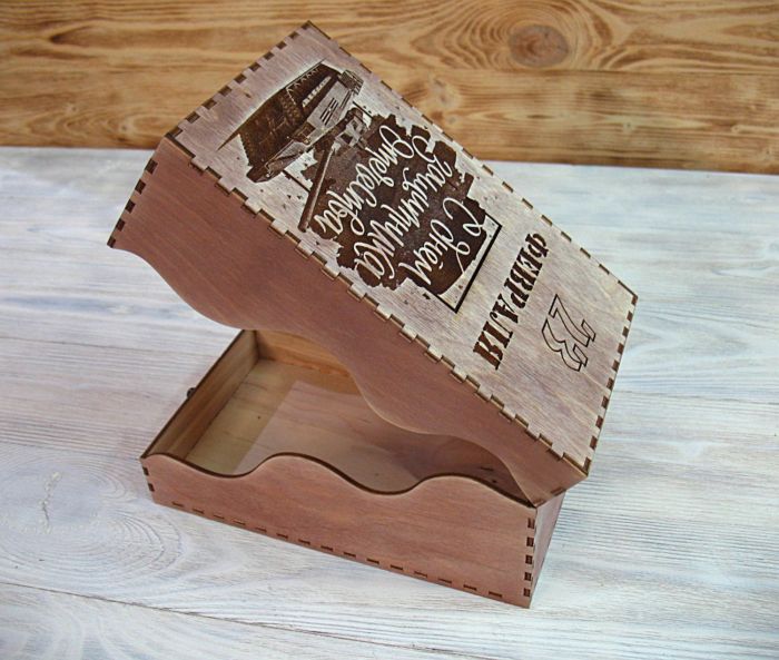 Laser Cut Box From February 23rd Free DXF File