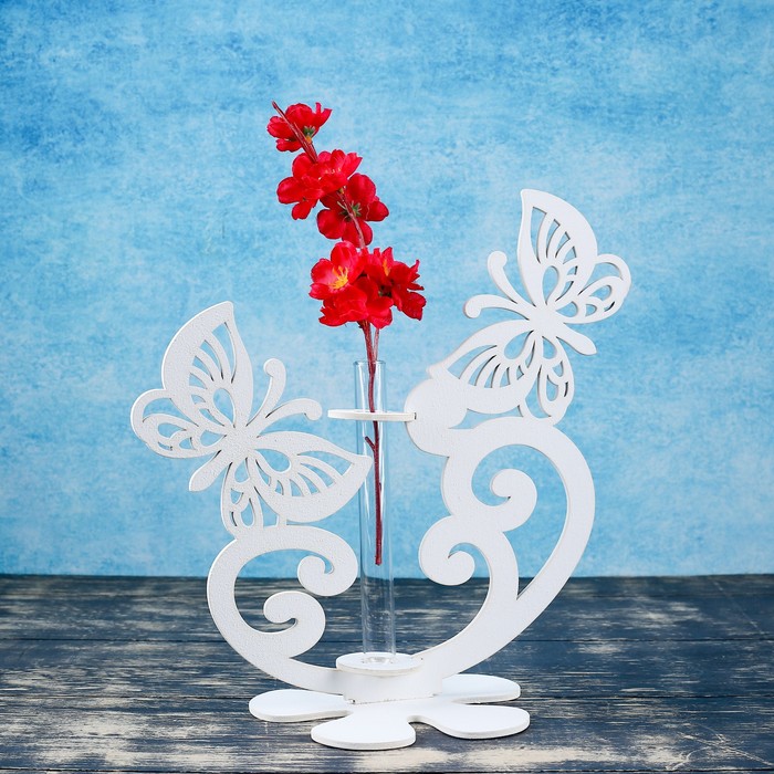 Laser Cut Butterflies Flask Planter Free Vector File