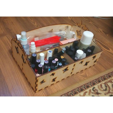 Laser Cut Butterfly Organizer Box Free Vector File