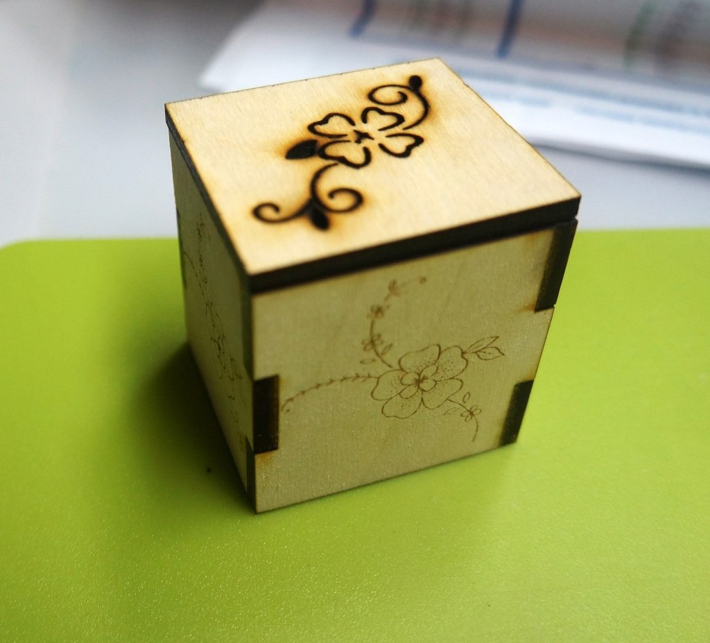 Laser Cut Casket Box 4mm Free Vector File