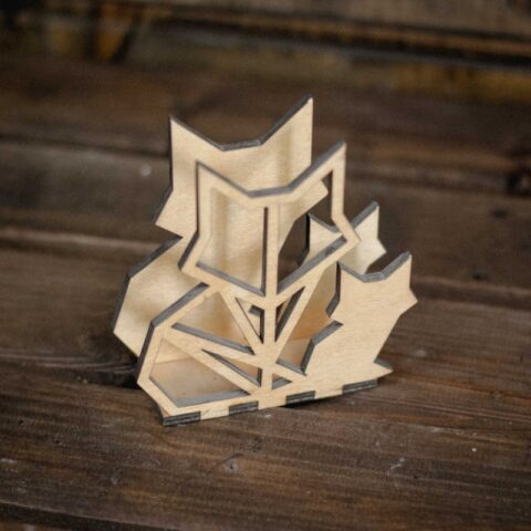 Laser Cut Cat Napkin Holder Free Vector File