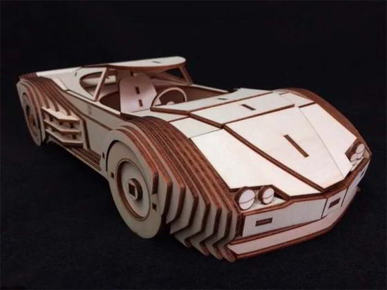 Laser Cut Chevrolet Camaro 3d Puzzle Model Kit Free Vector File