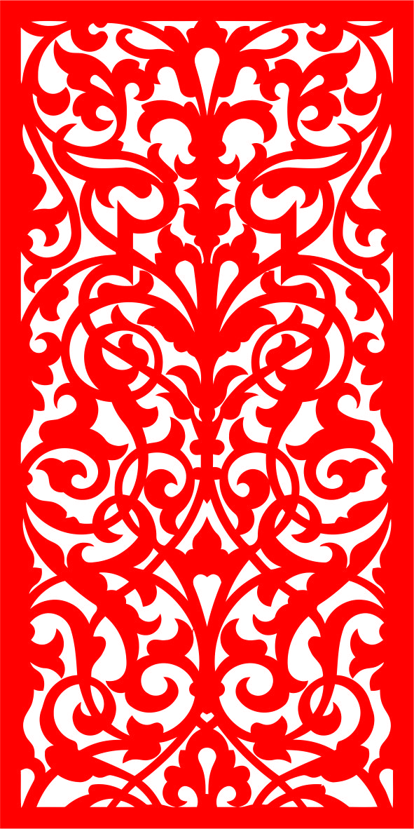 Laser Cut Cnc Jali Cutting Pattern Panel Design Free Vector File