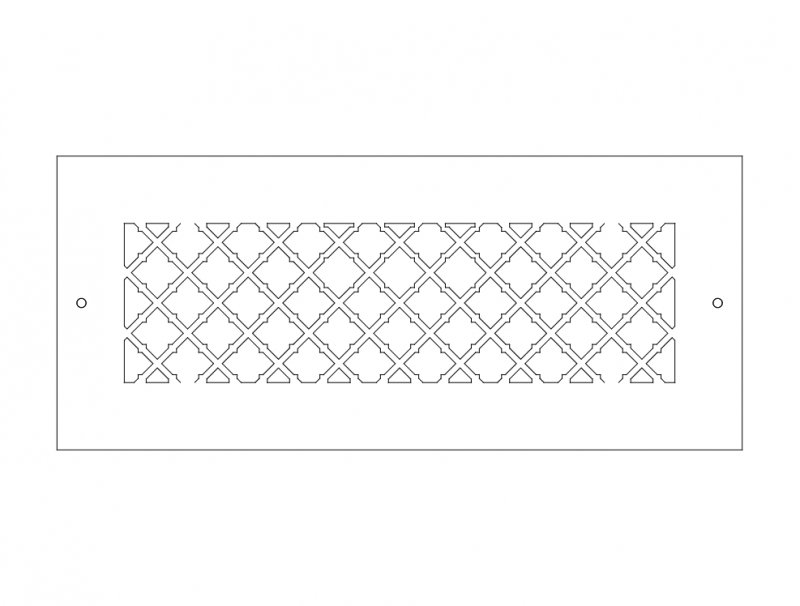 Laser Cut Cnc Pattern Design Wrought Iron Free DXF File