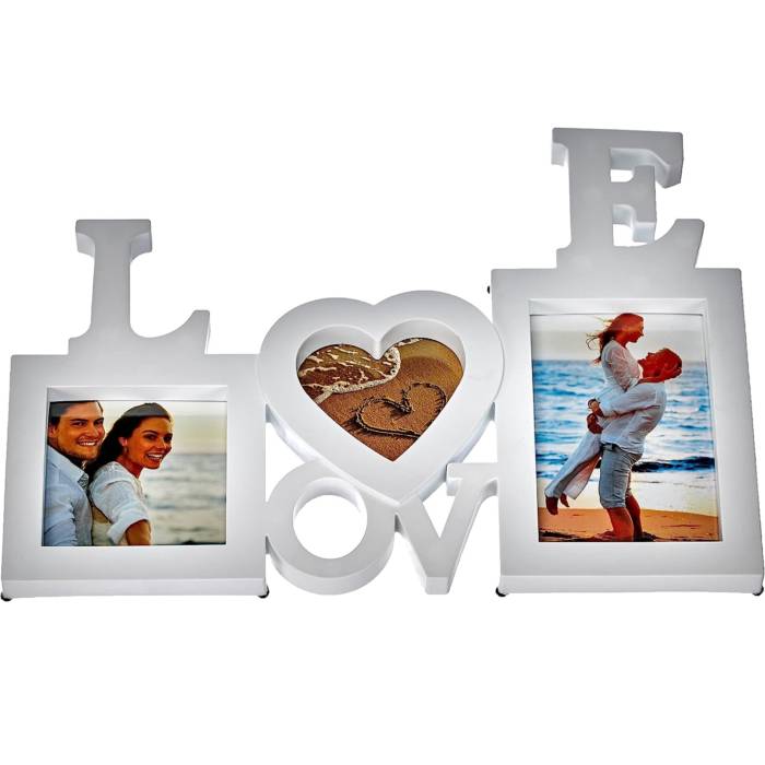 Laser Cut Couple Love Photo Frame Free Vector File