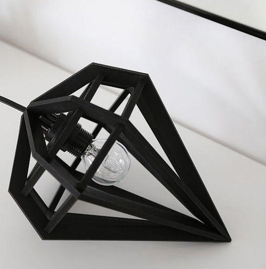 Laser Cut Crystal Lamp Free Vector File