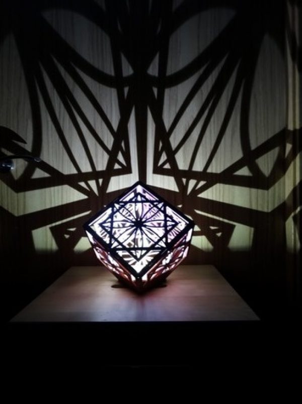 Laser Cut Cube Lamp Night Light 3d Lamp Free Vector File