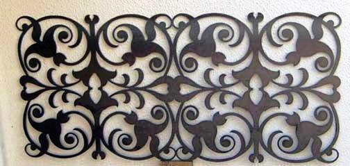 Laser Cut Decor Pattern Panel Screen Free DXF File