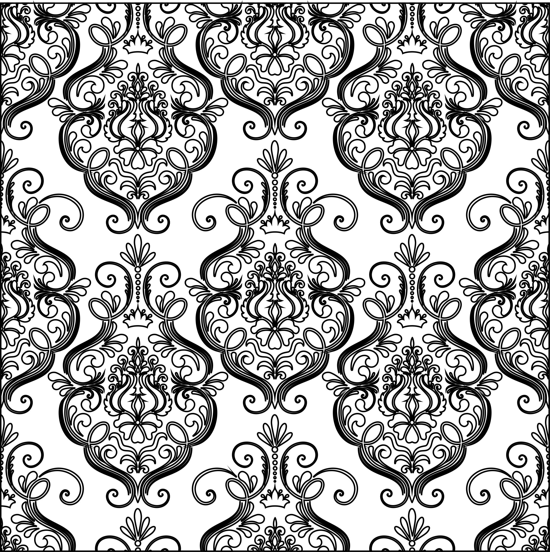 Laser Cut Decor Seamless Separator Floral Lattice Stencil Design Free DXF File