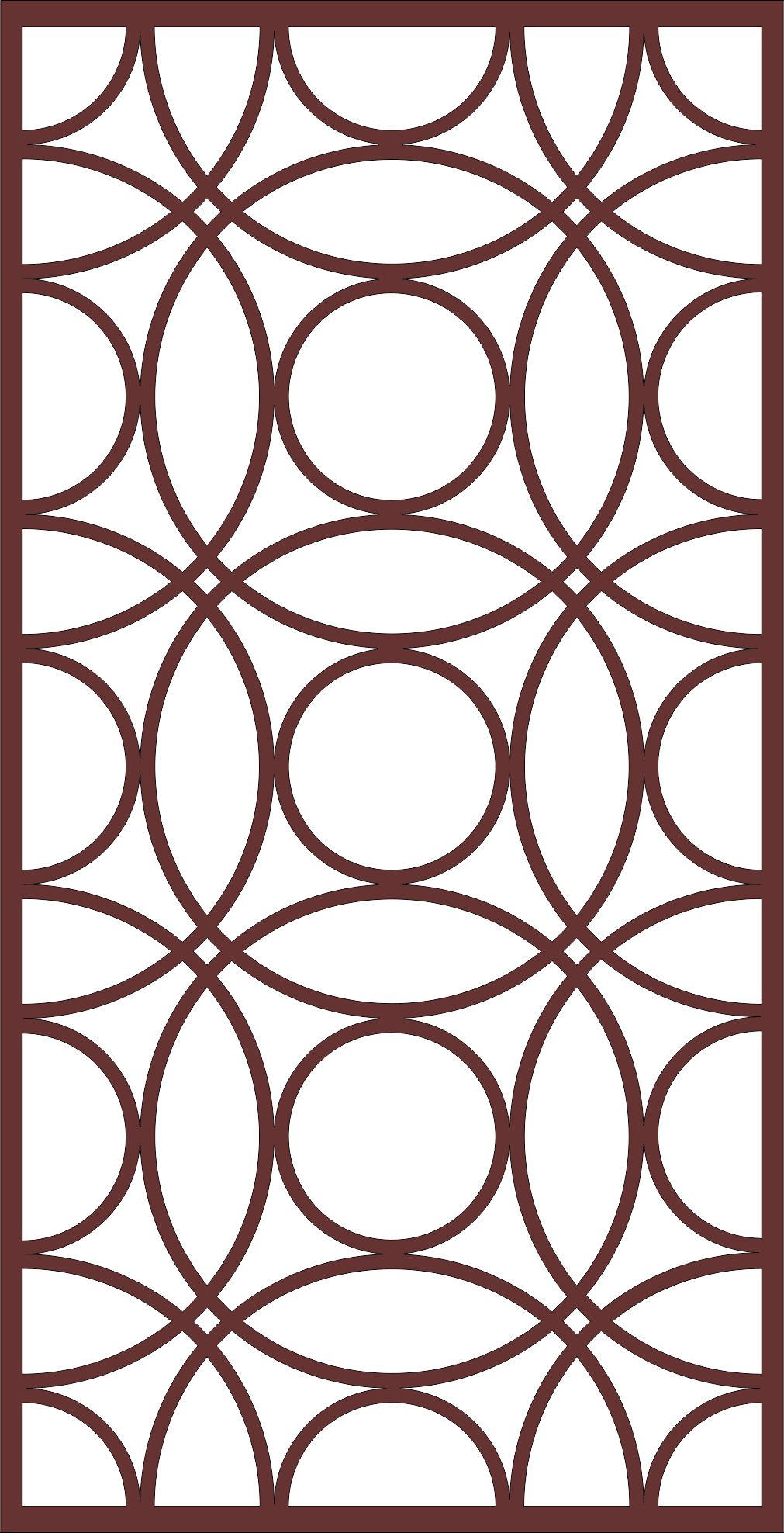 Laser Cut Decor Seamless Separator Lattice Free DXF File