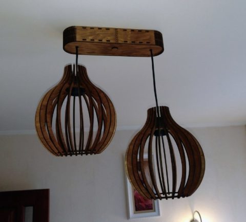 Laser Cut Decorative Ceiling Lamp Template Free Vector File