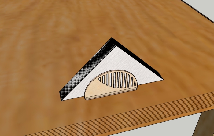 Laser Cut Decorative Christmas Gift Tabletop Napkin Holder Free DXF File