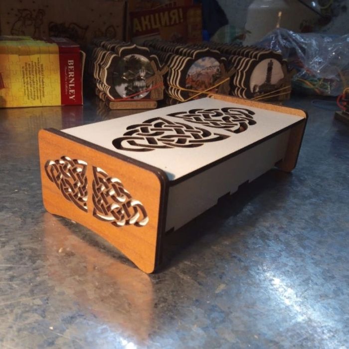 Laser Cut Decorative Gift Box Hdf 3mm Free DXF File